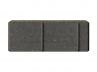 Тротуарная плитка «Кирпичик» янтарный гранит 200x100x80